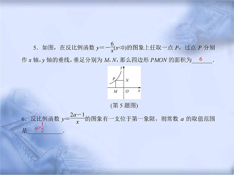 人教版数学中考复习专题《反比例函数的综合应用》精品教学课件ppt优秀课件05