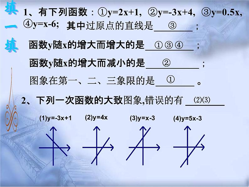 人教版数学中考复习《一次函数》精品教学课件ppt优秀课件05