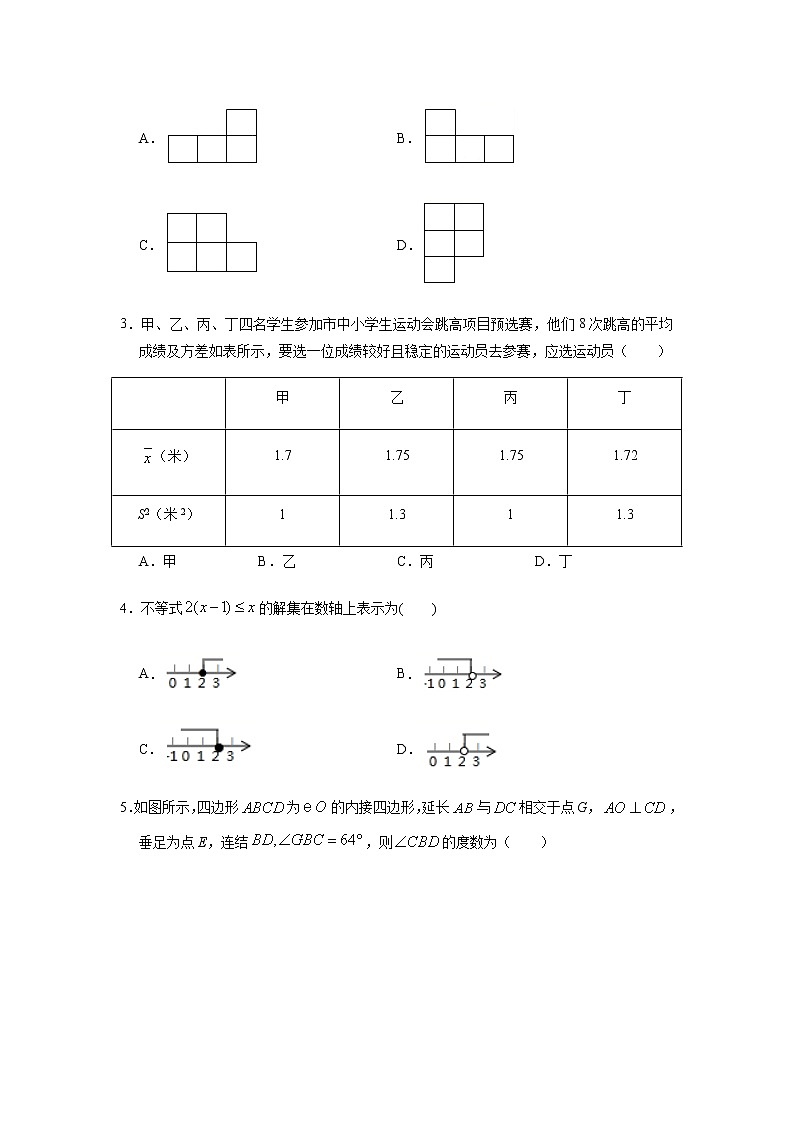 2021年中考考前最后一卷【浙江杭州卷】02