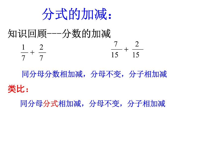 （苏科版）八年级数学下册第10章 分式 《10.3 分式的加减》【课件 】03