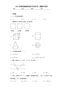 2021年陕西省咸阳市兴平市中考一模数学试卷（word版 含答案）