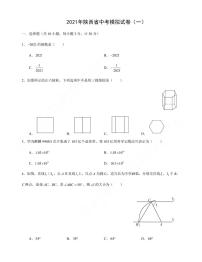 2021年陕西省初中学业水平考试模拟试卷（一）含答案