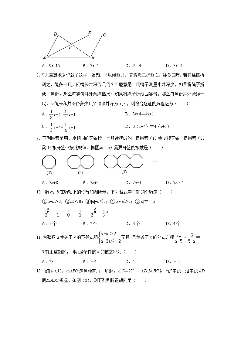 2021年重庆市合川区中考数学押题试卷（二）解析版02