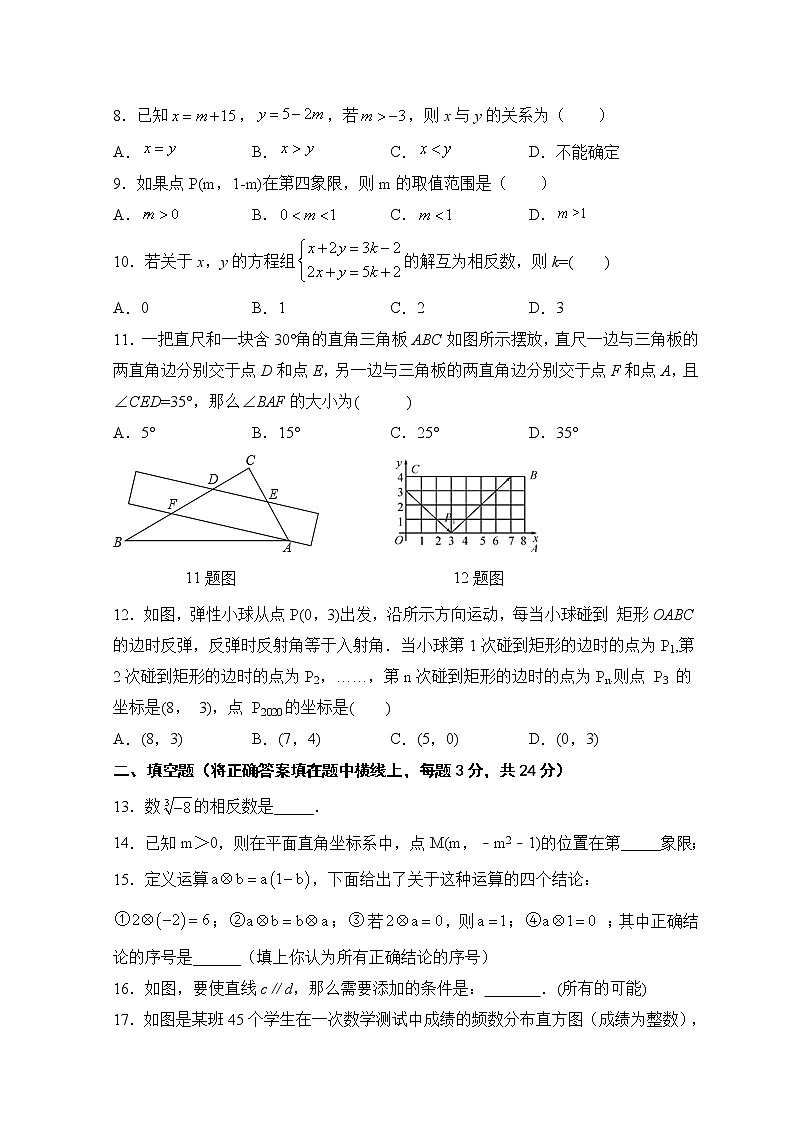 期末考试模拟训练题B卷-2020-2021学年人教版版七年级数学下册第2页