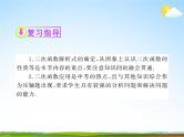 人教版中考数学专题总复习《二次函数》练习题及答案精品教学课件PPT