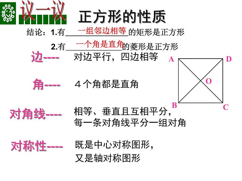 北师大版九年级上册《特殊的平行四边形》正方形的性质与判定_课件3(11p)第3页