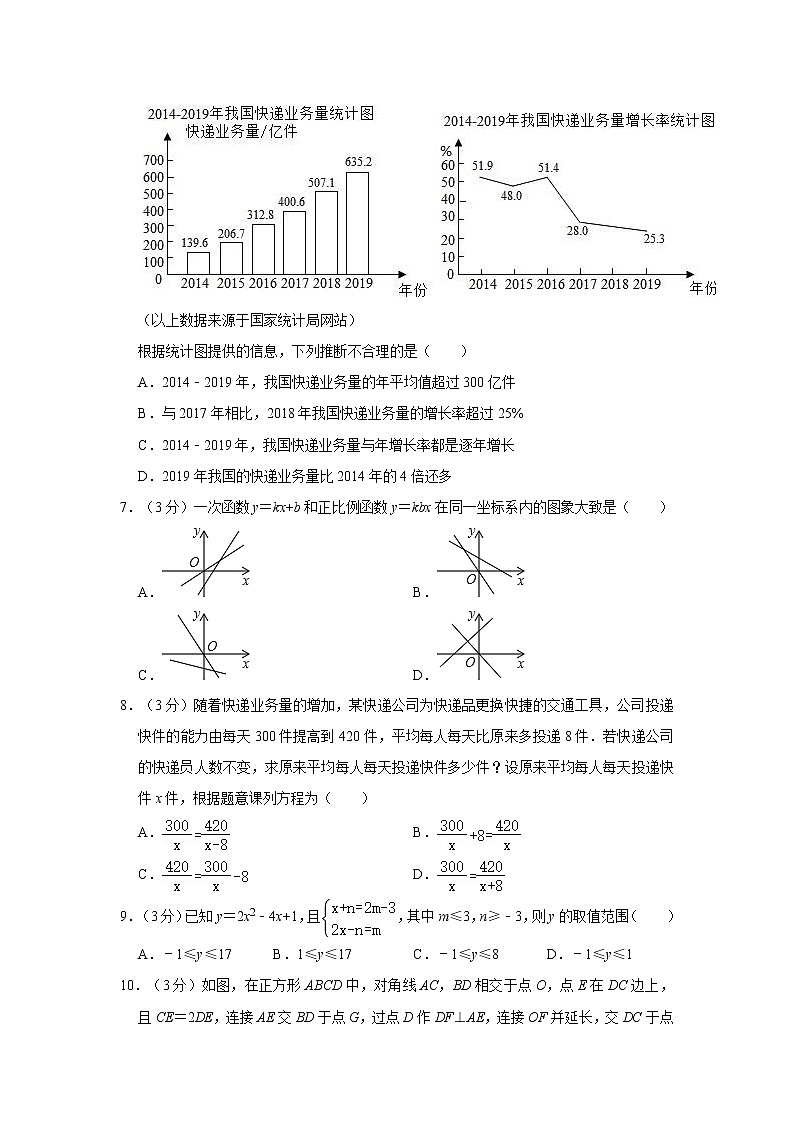 2021年浙江省杭州市江干区中考数学二模试卷02