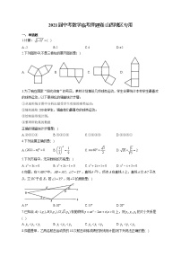 2021届中考数学临考押题卷 山西地区专用