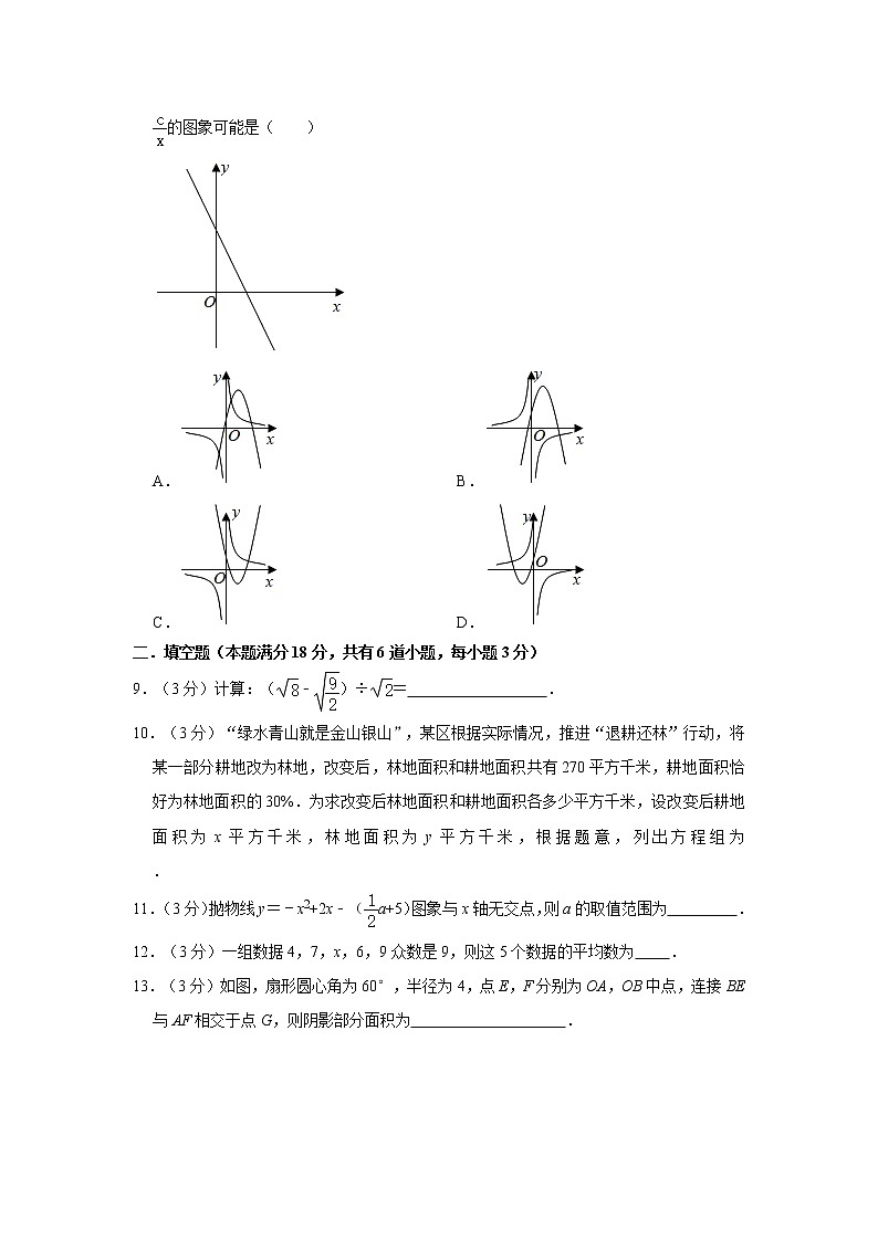 2021年山东省青岛市崂山区中考数学一模试卷03
