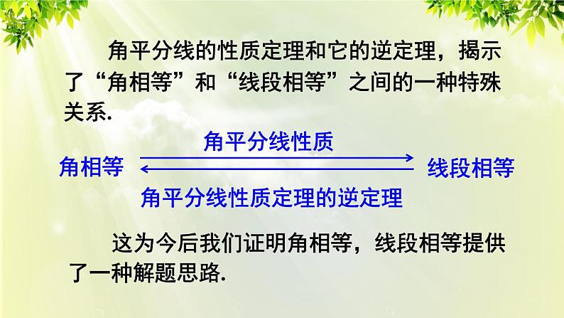 课件 人教版八年级数学上册 第十二章 全等三角形 12.3 角平分线的性质 第2课时 角平分线的判定课件08