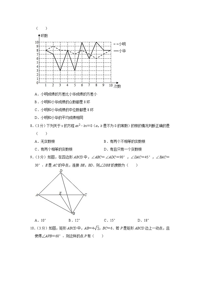2019-2020学年安徽省蚌埠市八年级（下）期末数学试卷02