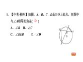 冀教版九年级上册数学课件 第28章 28.3.3  圆内接四边形