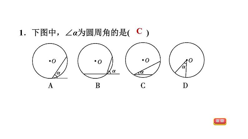 冀教版九年级上册数学课件 第28章 28.3.2  圆周角第4页