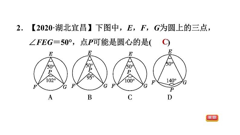 冀教版九年级上册数学课件 第28章 28.3.2  圆周角第5页