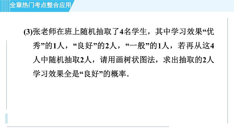 人教版九年级上册数学课件 第25章 全章热门考点整合应用07