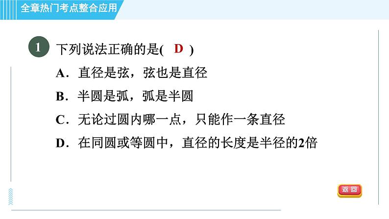 人教版九年级上册数学课件 第24章 全章热门考点整合应用04