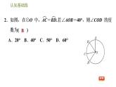 人教版九年级上册数学课件 第24章 24.1.3目标二　圆心角、弧、弦之间的关系