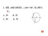 冀教版九年級上冊數學課件 期末復習專題練 專題7　圓