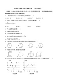 2020黑龙江省大庆市中考数学模拟试题含答案