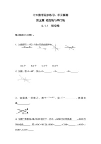 【人教版】七下数学同步练习及单元测验（Word版，71页，含答案）