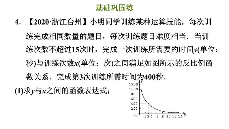 冀教版九年级上册数学课件 第27章 27.3　反比例函数的应用07