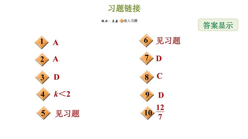 冀教版九年级上册数学课件 第27章 27.2.2  反比例函数的性质第2页