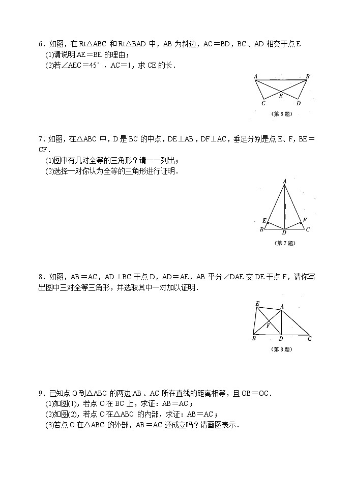 北师大版七年级下册数学《全等三角形》探索三角形全等的条件(5)学案02