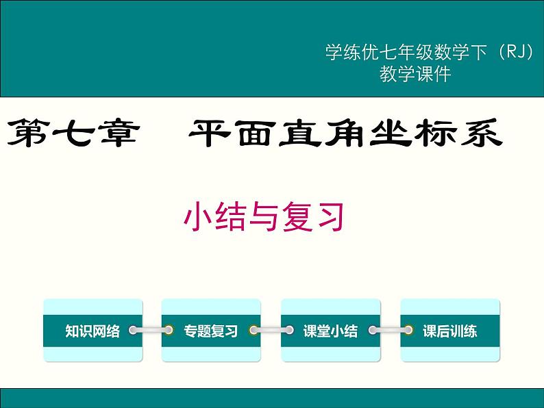 第七章 平面直角坐标系小结与复习 课件01