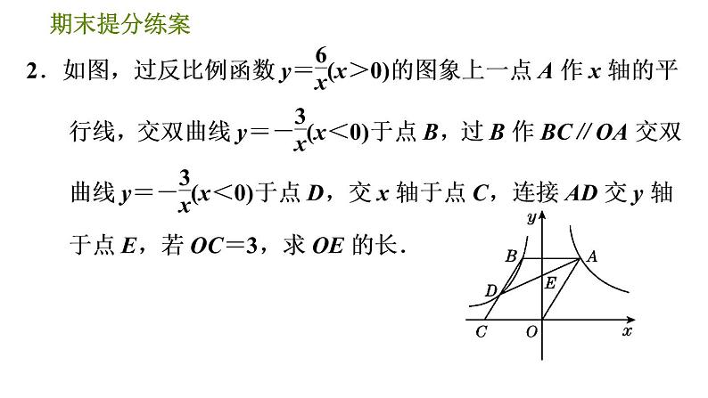 人教版数学九年级下册  1.3  《反比例函数与几何的综合应用》训练课件（含答案）07