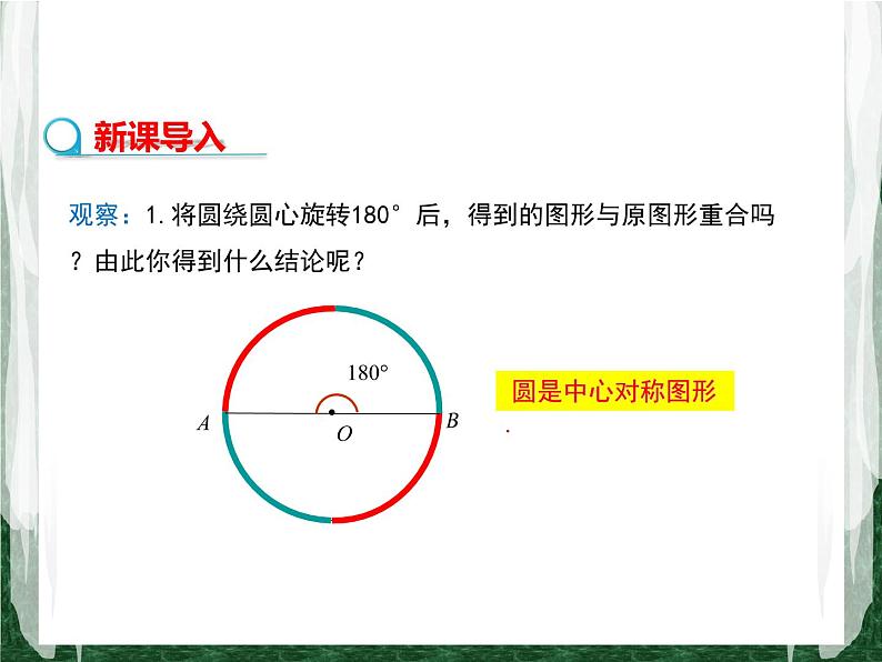 人教版数学九年级上册第二十四章 圆24.1.3 弧、弦、圆心角课件03