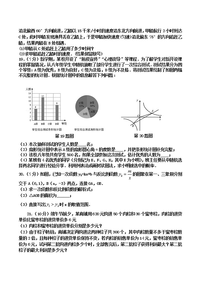 2021年山东省菏泽市郓城县中考模拟数学试题（四）（word版 含答案）03