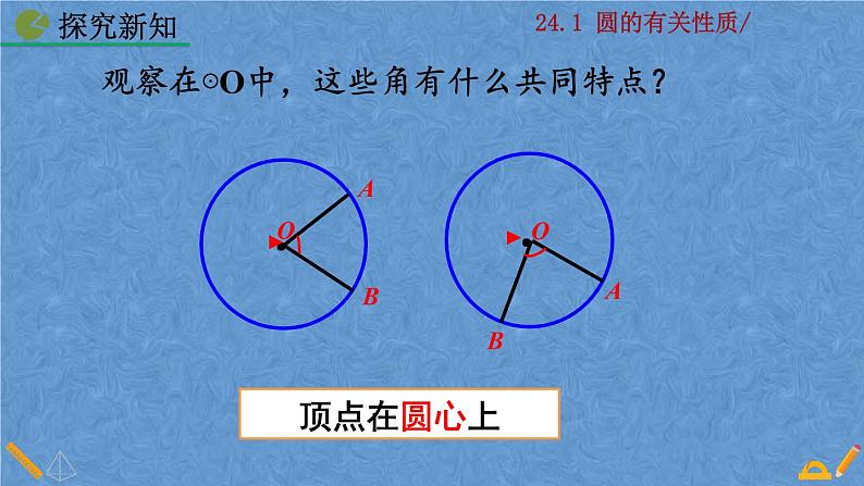 人教版九年级上册数学第二十四章 圆 24.1.3  弧、弦、圆心角课件07