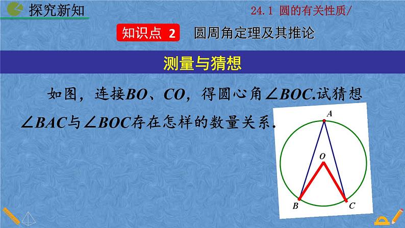 人教版九年级上册数学第二十四章 圆 24.1.4  圆周角课件07