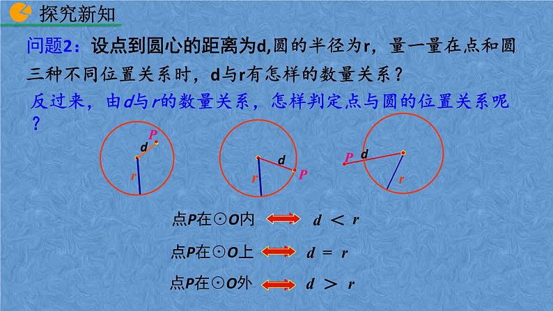 人教版九年级上册数学第二十四章 圆 24.2.1 点和圆的位置关系课件05