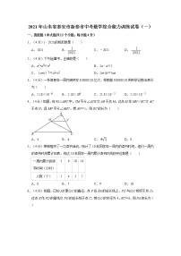 2021年山东省泰安市新泰市中考数学综合能力训练试卷（一）