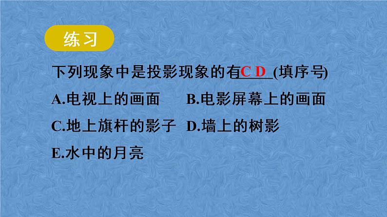 人教版数学九年级下册 第二十九章 投影与视图 第1课时 平行投影与中心投影课件第6页