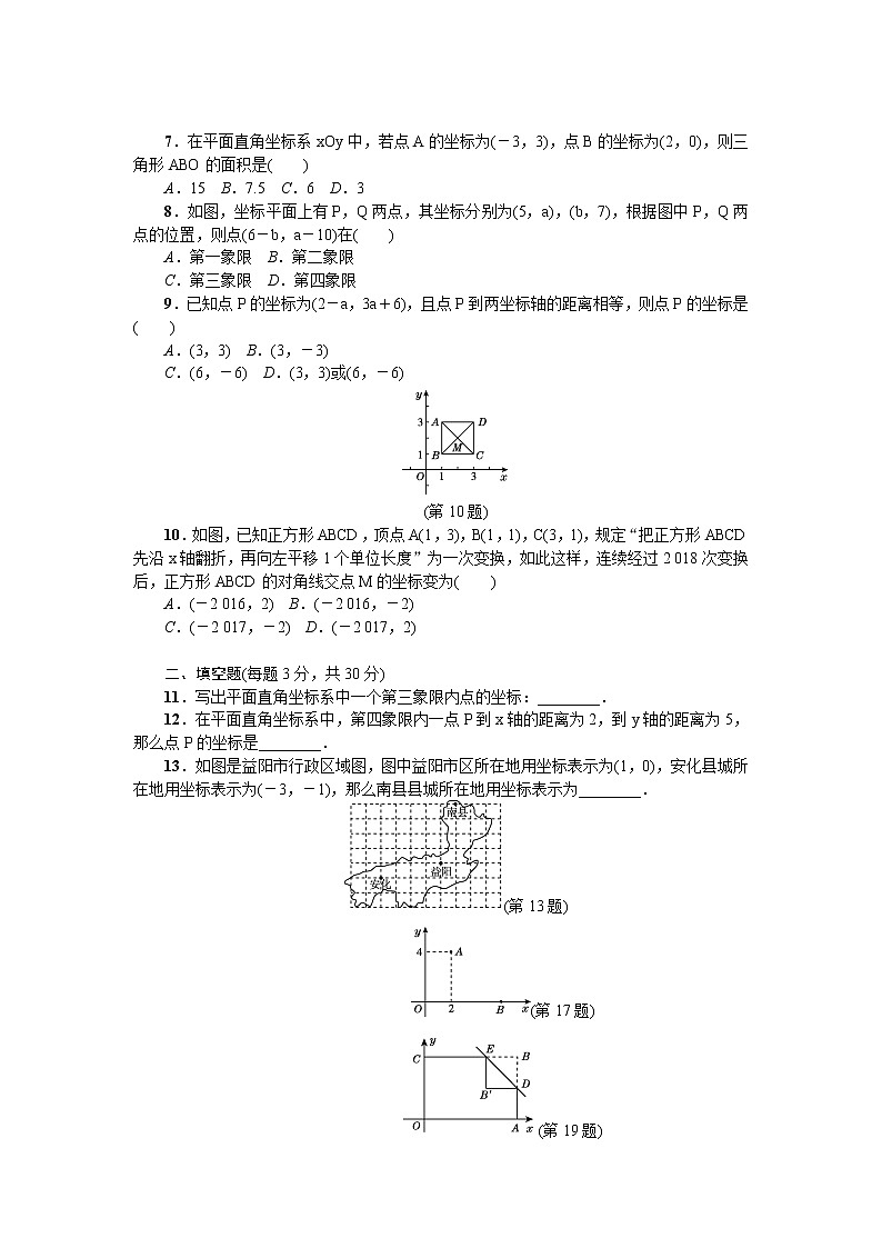 2018年春人教版七年级数学下册第7章达标检测卷02