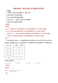 人教版七年级下册数学第十章数据的收集、整理与描述【压轴题专项训练】（解析版）