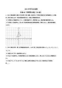 专练08（作图类大题）（30题）-2021年中考数学考点巩固（通用版）（原卷、解析版）