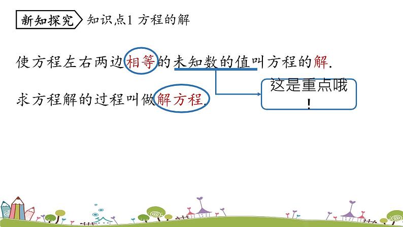 人教版数学七年级上册 3.1《从算式到方程课时2》精品PPT课件05