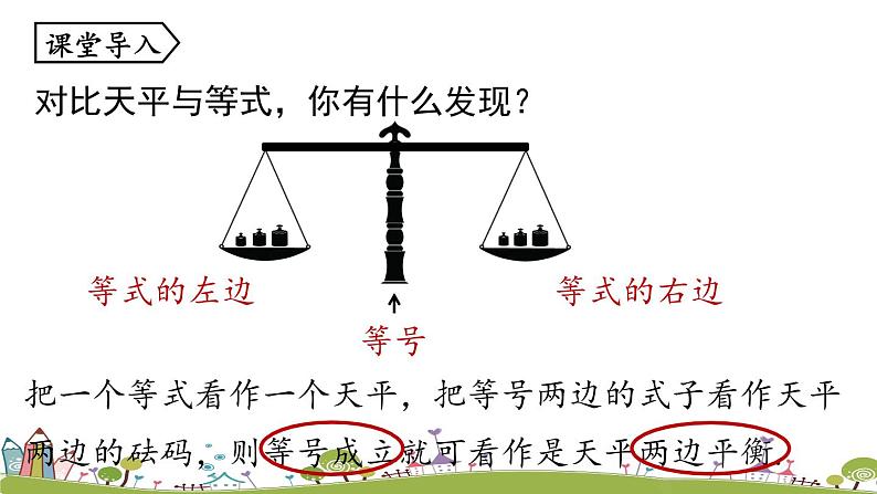 人教版数学七年级上册 3.1《从算式到方程课时3》PPT课件04