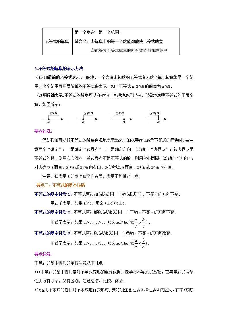 专题9.1 不等式及其基本性质（知识讲解）-2020-2021学年七年级数学下册基础知识专项讲练（人教版）02