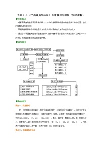 初中数学人教版七年级下册第七章 平面直角坐标系综合与测试导学案