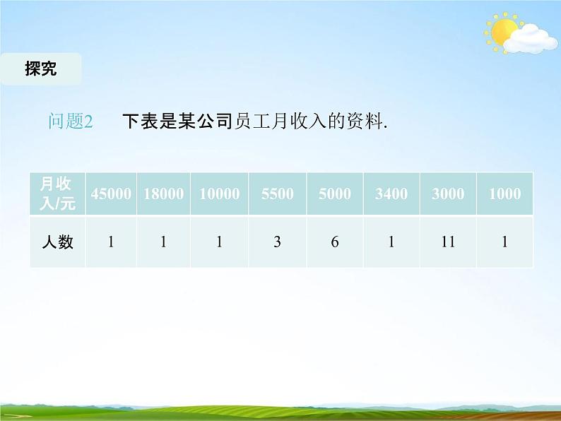 人教版八年级数学下册《20.1.2 中位数和众数》教学课件PPT优秀公开课105