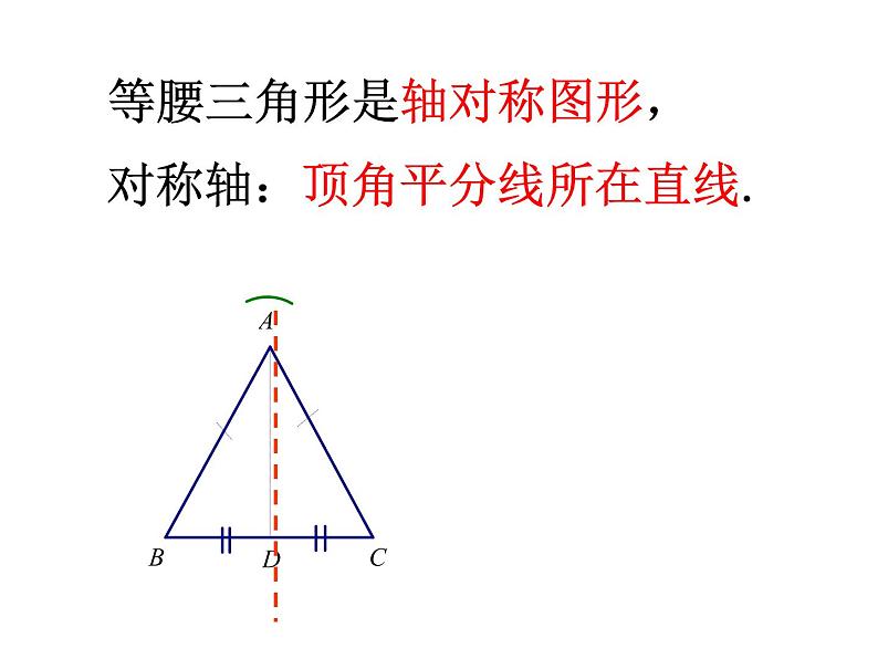 苏科版八年级上册数学课件 2.5等腰三角形的轴对称性03