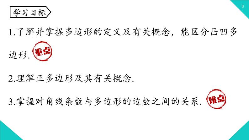 11.3.1 多边形 2021--2022学年人教版八年级数学上册 课件03