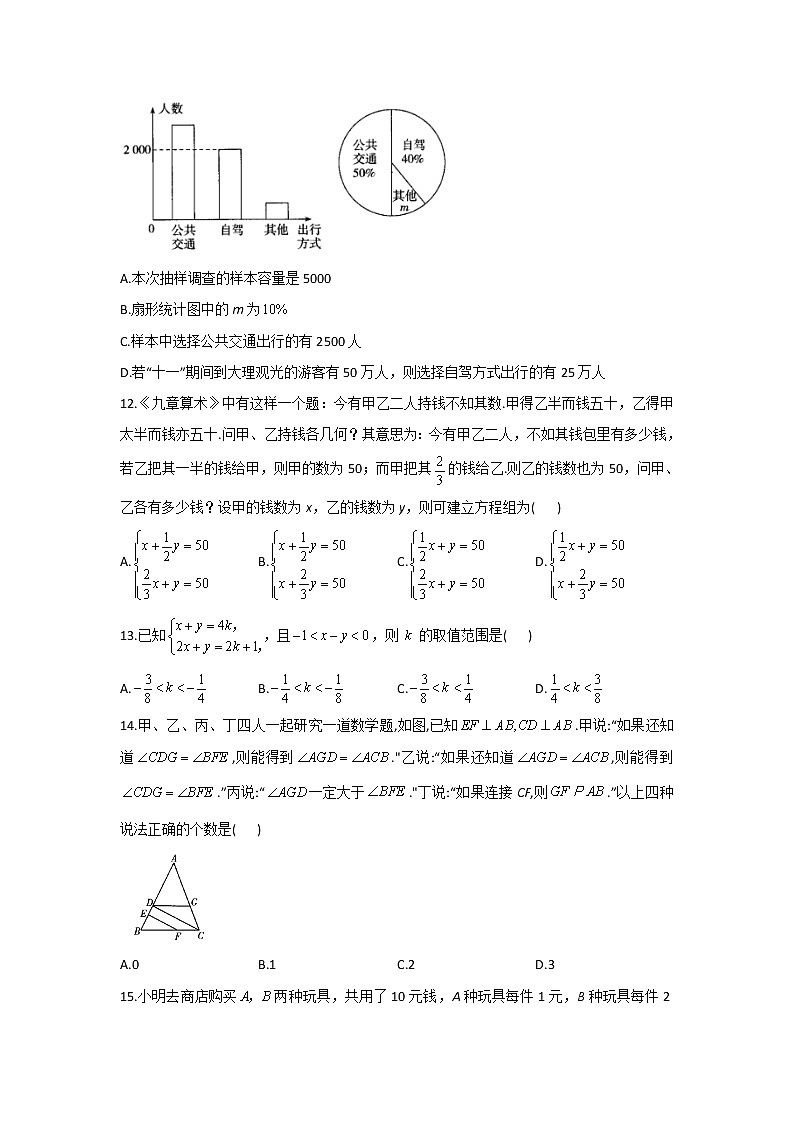 2020-2021学年数学人教版七年级下册期末复习实战演练 B卷03