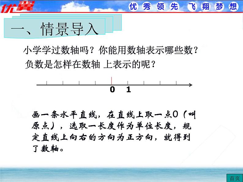 人教版数学七年级上册1.2.2 数轴课件03