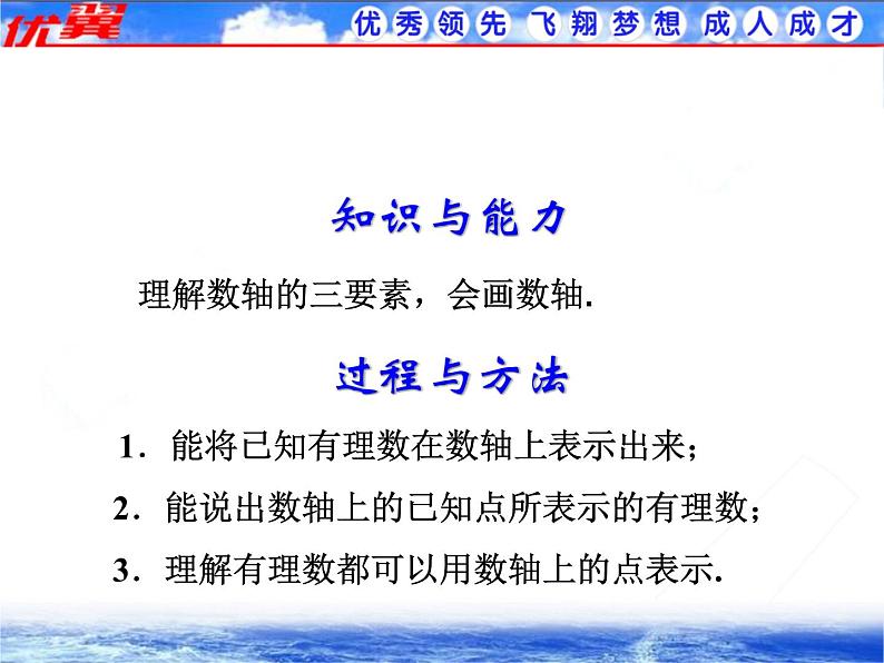 人教版数学七年级上册1.2.2 数轴2课件第6页