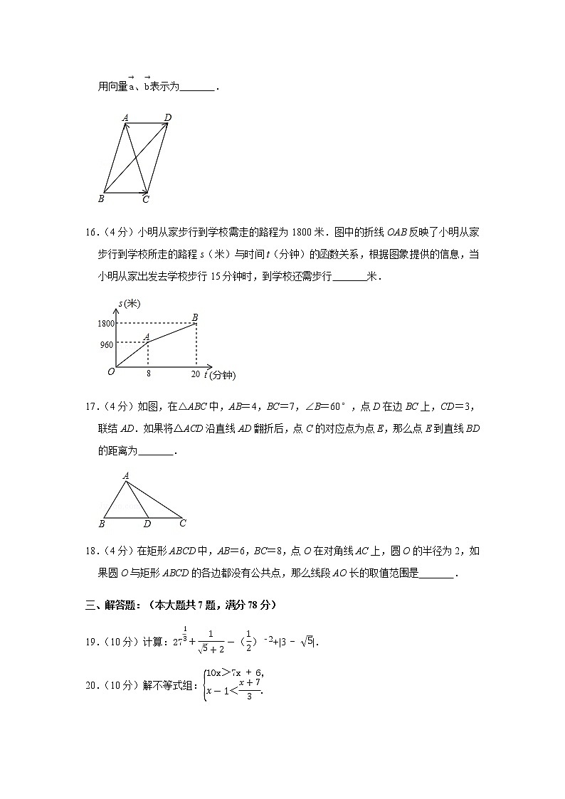 2020年上海市中考数学试卷03